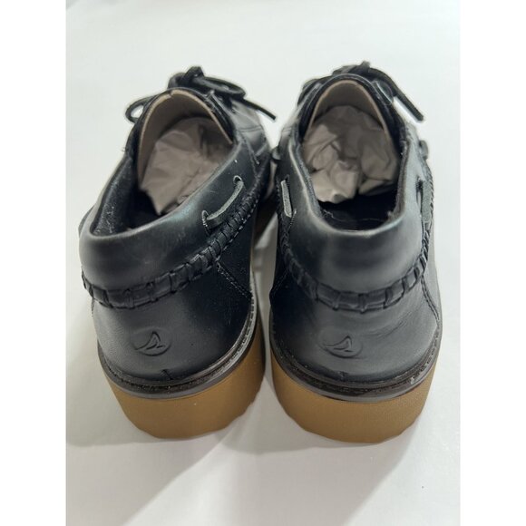 Sperry Wells Boat Shoes Topsider in Black - Picture 5 of 9